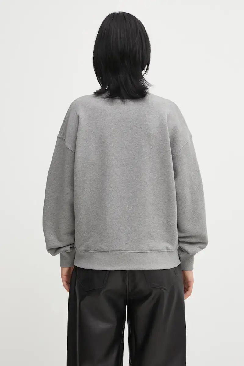 felpa in cotone Bold Fox Head Patch donna colore grigio MW00315KM0321 miniatura 3