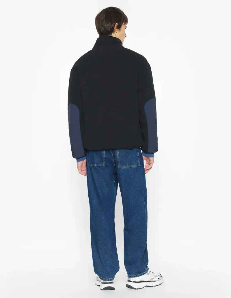 Maison Kitsune Maison Kitsuné Giacca in pile nero miniatura 2