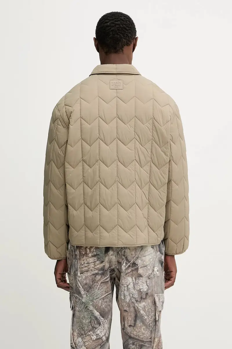 giacca Quilted colore beige PM02104WW9067 miniatura 3