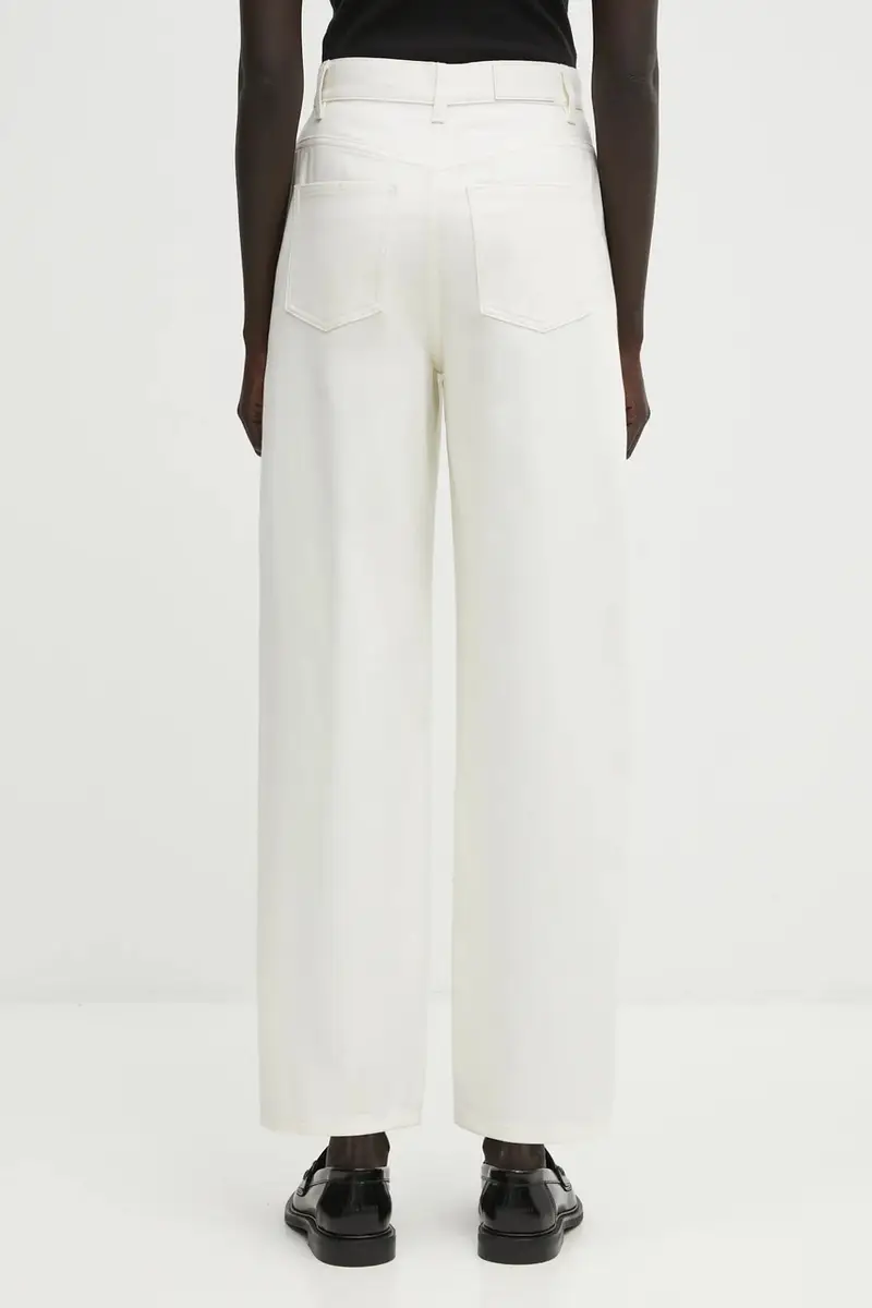 Maison Kitsune Jeans Donna Beige 3830379 miniatura 3