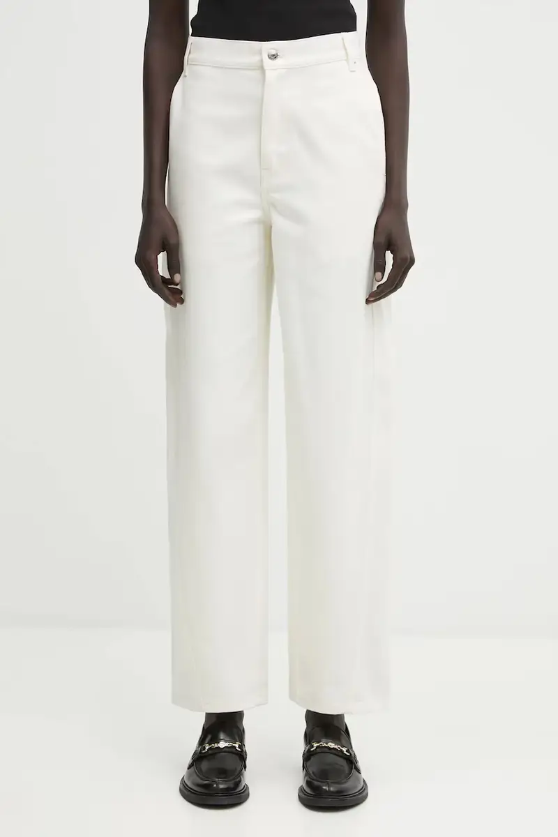 Maison Kitsune Jeans Donna Beige 3830379