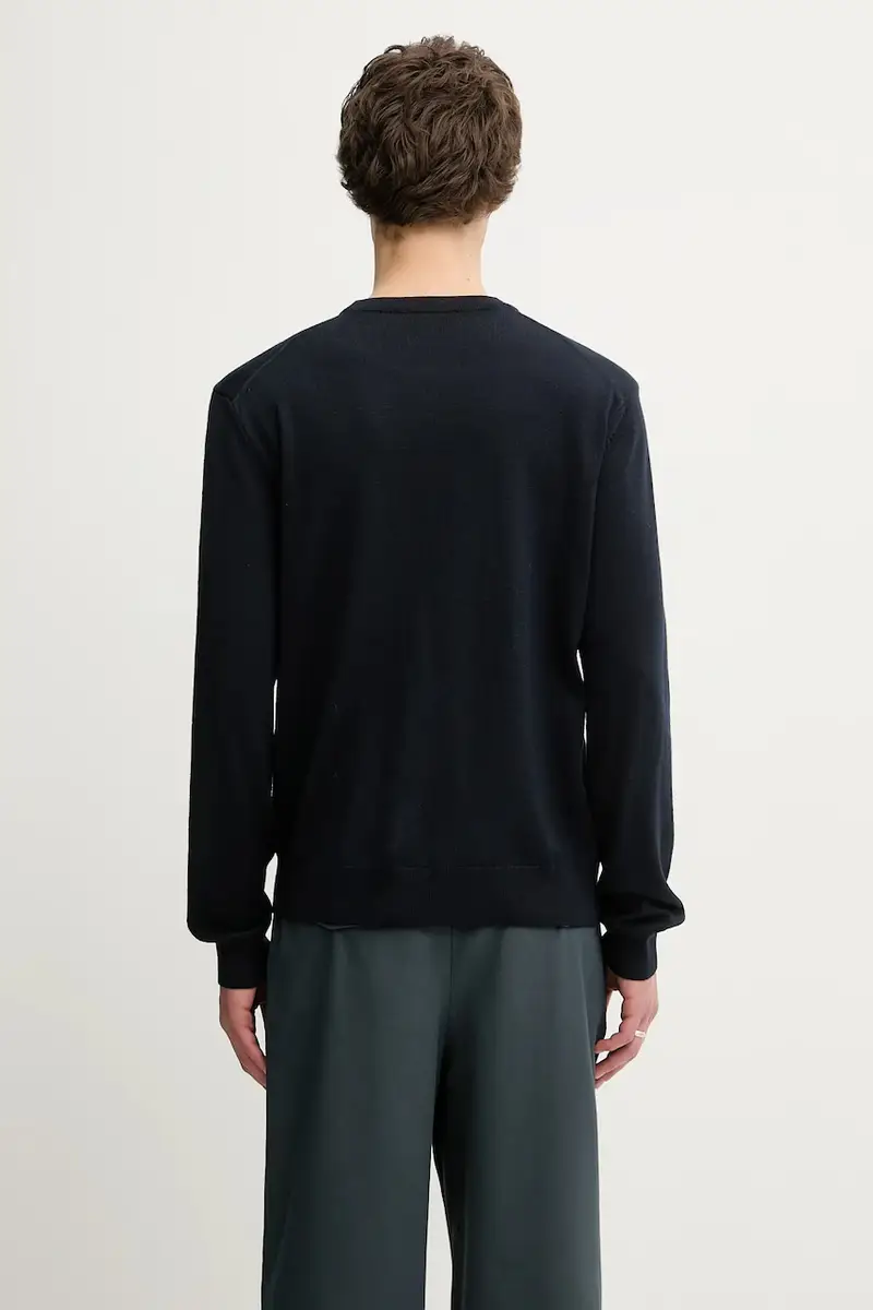 maglione in lana Fox Head Merino Regular uomo colore blu navy PM00801KT1181 miniatura 3