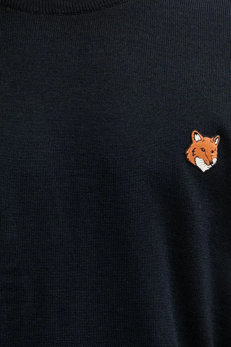 maglione in lana Fox Head Merino Regular uomo colore blu navy PM00801KT1181 miniatura 4