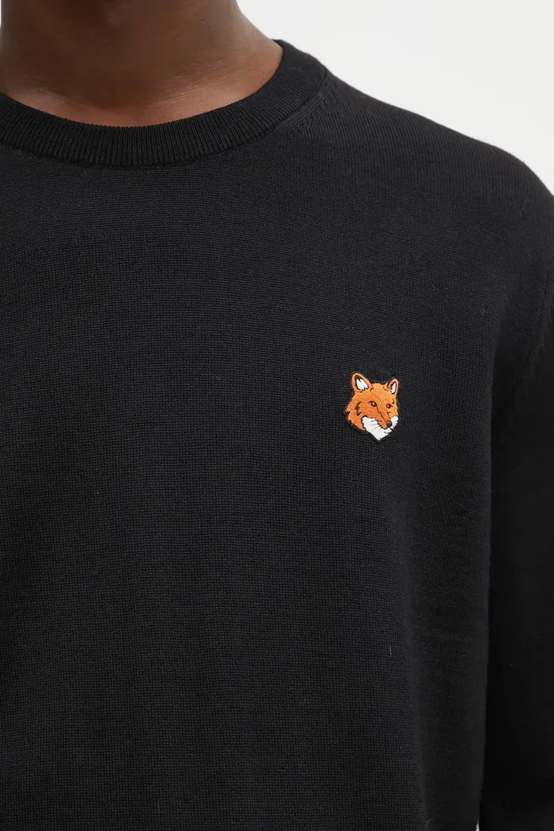 maglione in lana Fox Head Merino Regular uomo colore nero PM00801KT1181 miniatura 4