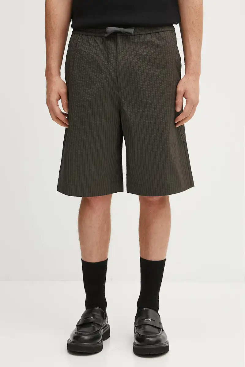 Maison Kitsune Bermuda Uomo Verde 3376552