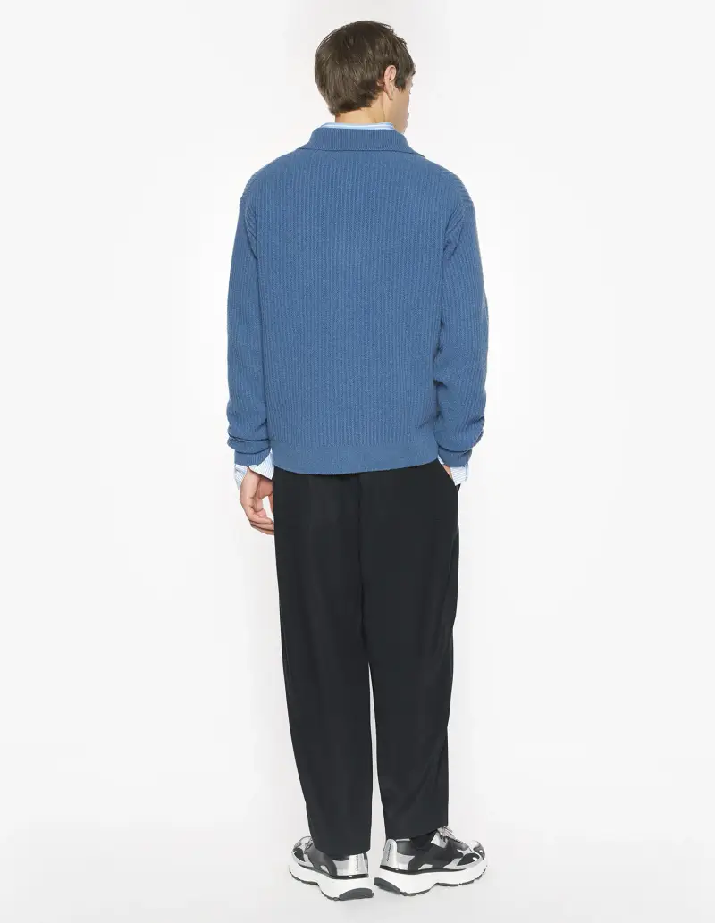 Pantalone cropped nero miniatura 2