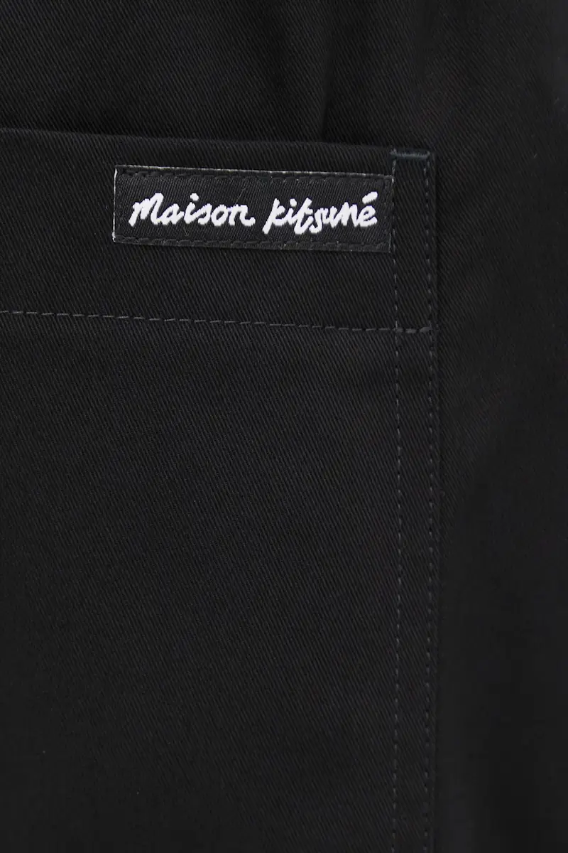 pantaloni in cotone Cropped Pleated uomo colore nero PM01123WT3019 miniatura 4