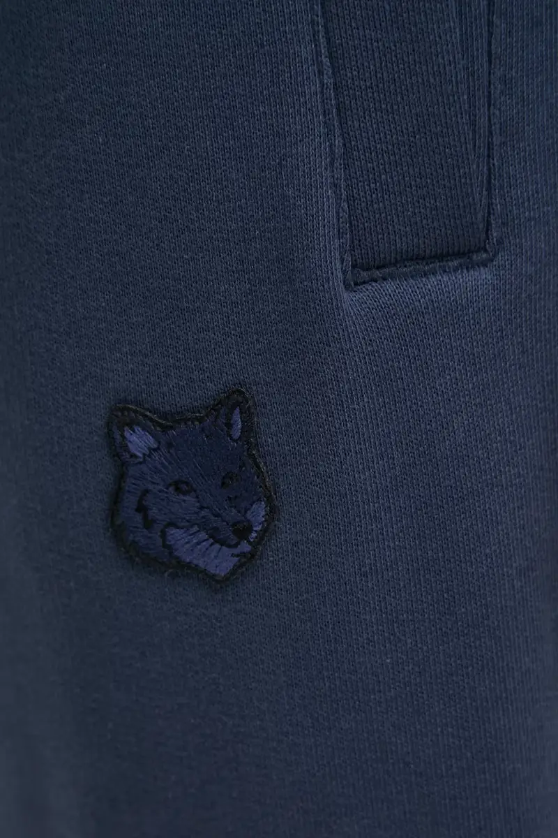 pantaloni tuta di cotone Bold Fox Head Patch Comfort uomo colore blu navy MM01125KM0321 miniatura 4