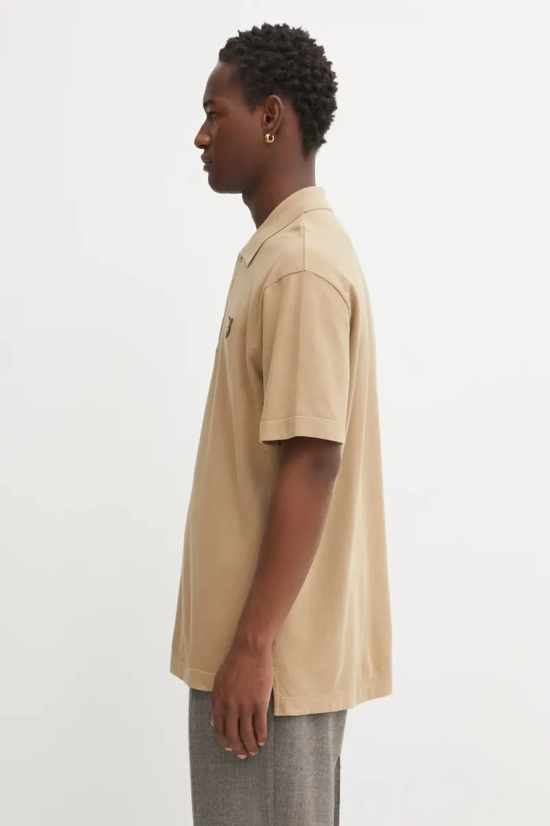 Maison Kitsune Polo Uomo Verde 2810217 miniatura 2