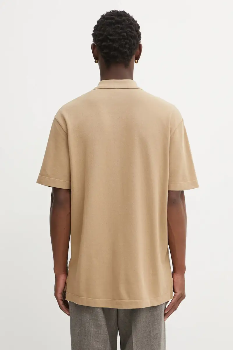 Maison Kitsune Polo Uomo Verde 2810217 miniatura 3