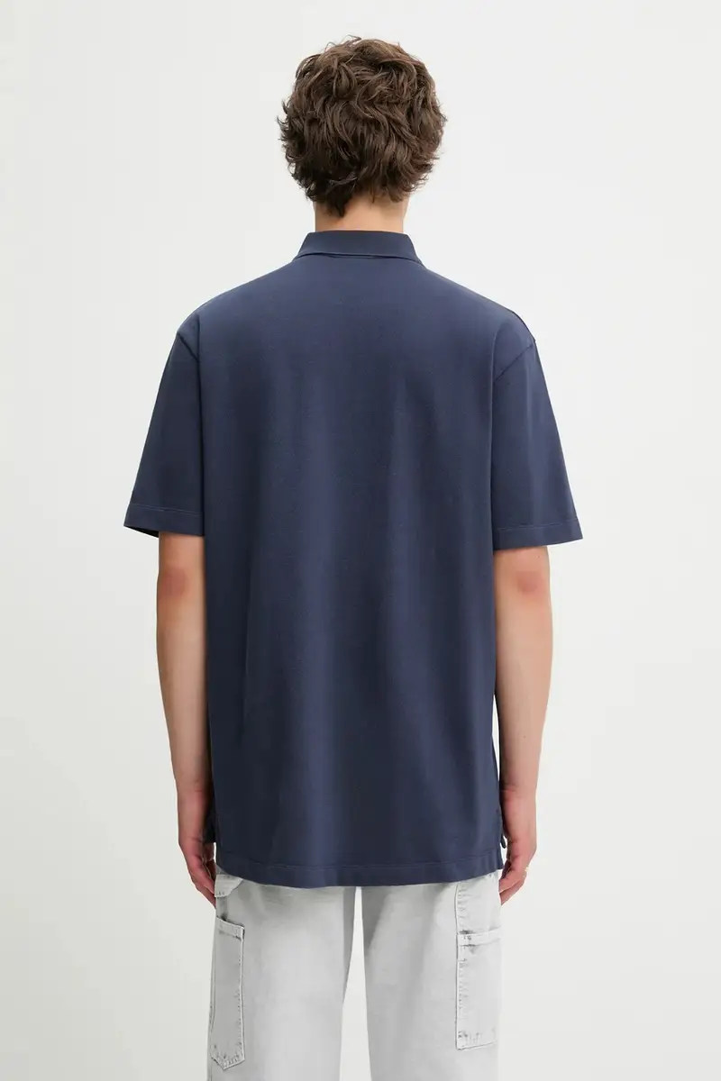 Maison Kitsune Polo Uomo Blu 2808869 miniatura 3