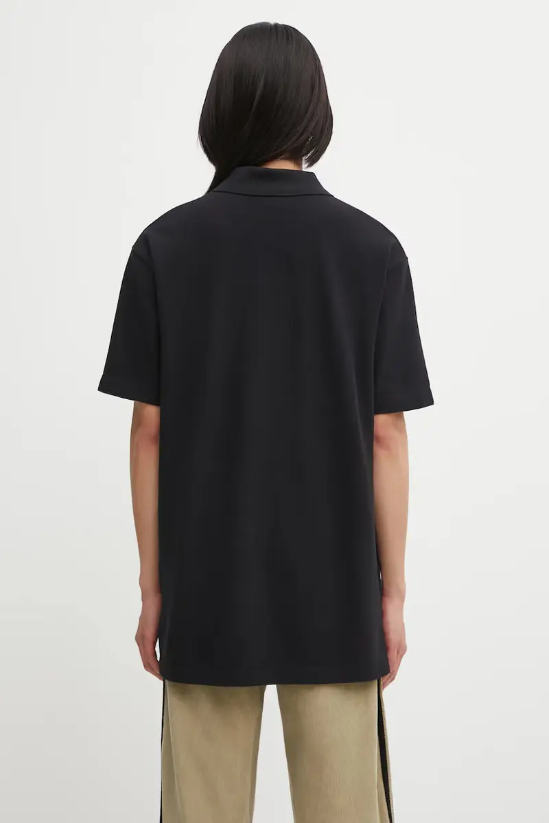 Maison Kitsune Polo Uomo Nero 2809728 miniatura 3