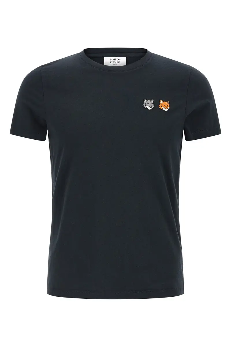 T-Shirt Double Fox Head Grigio