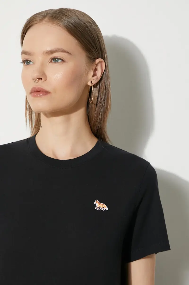 Maison Kitsune T-shirt Donna Nero 2253698