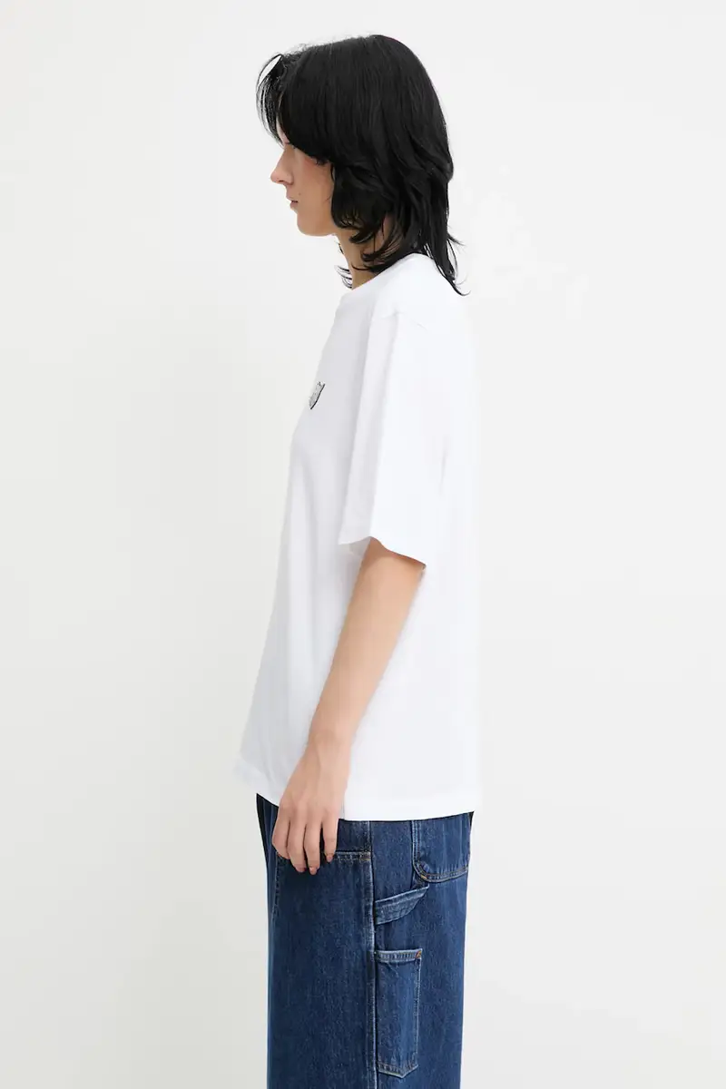 Maison Kitsune T-shirt Donna Bianco 2808714 miniatura 2