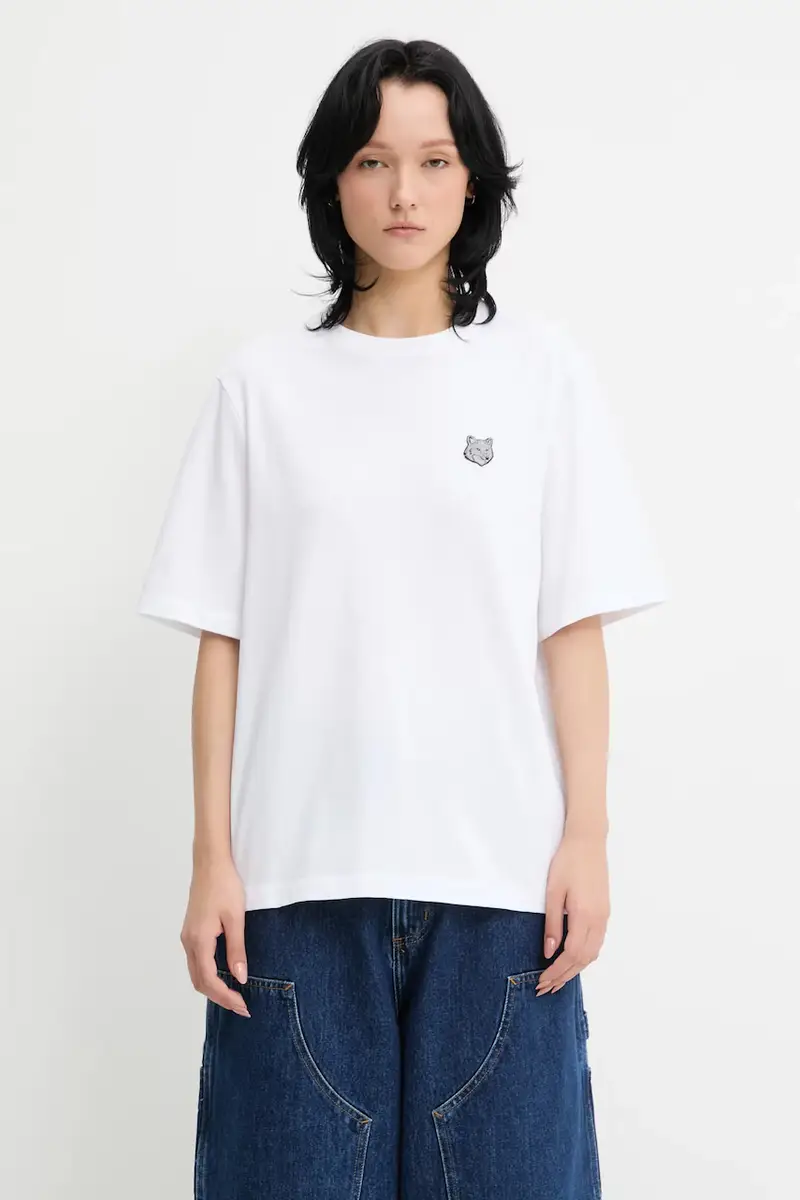 Maison Kitsune T-shirt Donna Bianco 2808714