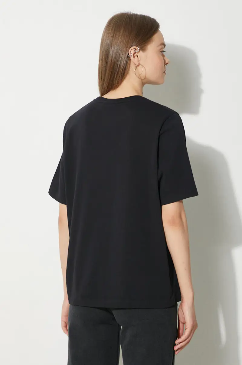Maison Kitsune T-shirt Donna Nero 2809705 miniatura 3