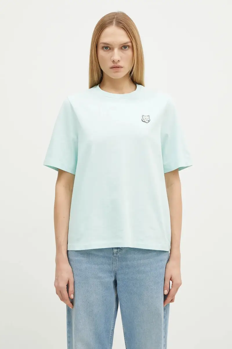 Maison Kitsune T-shirt Donna Turchese 2259846
