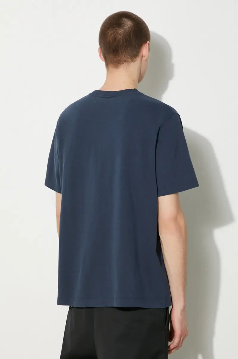 Maison Kitsune T-shirt Uomo Blu 2808830 miniatura 3