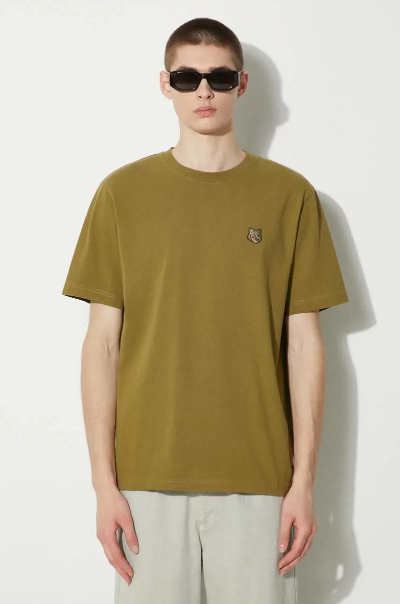 Maison Kitsune T-shirt Uomo Verde 2260550