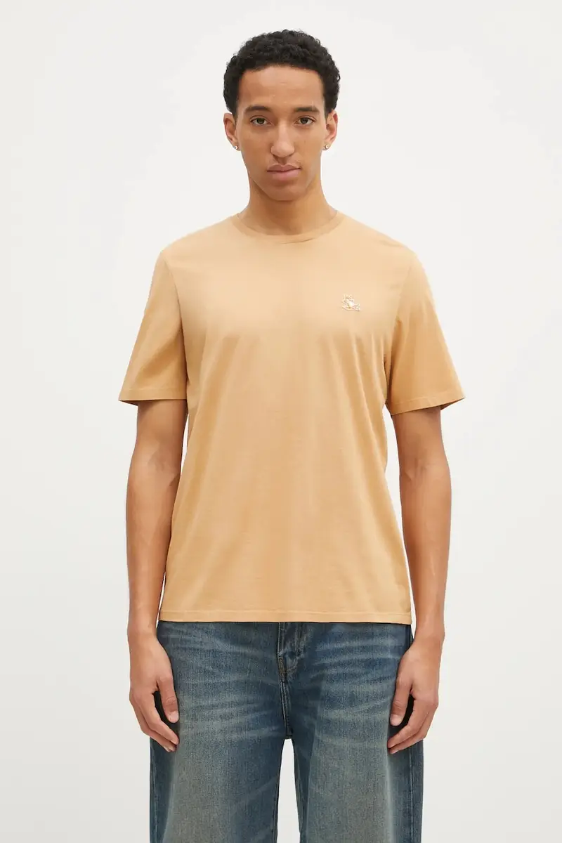 Maison Kitsune T-shirt Uomo Arancione 2240218