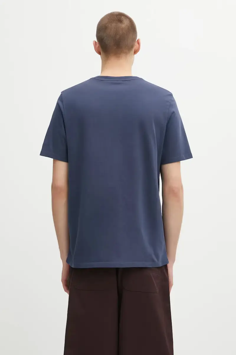 Maison Kitsune T-shirt Uomo Blu 2808883 miniatura 3