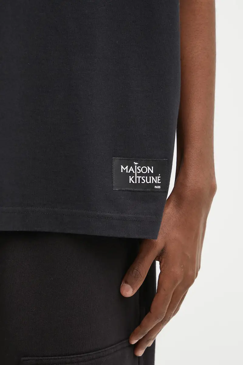 Maison Kitsune T-shirt Uomo Nero 3103138 miniatura 5