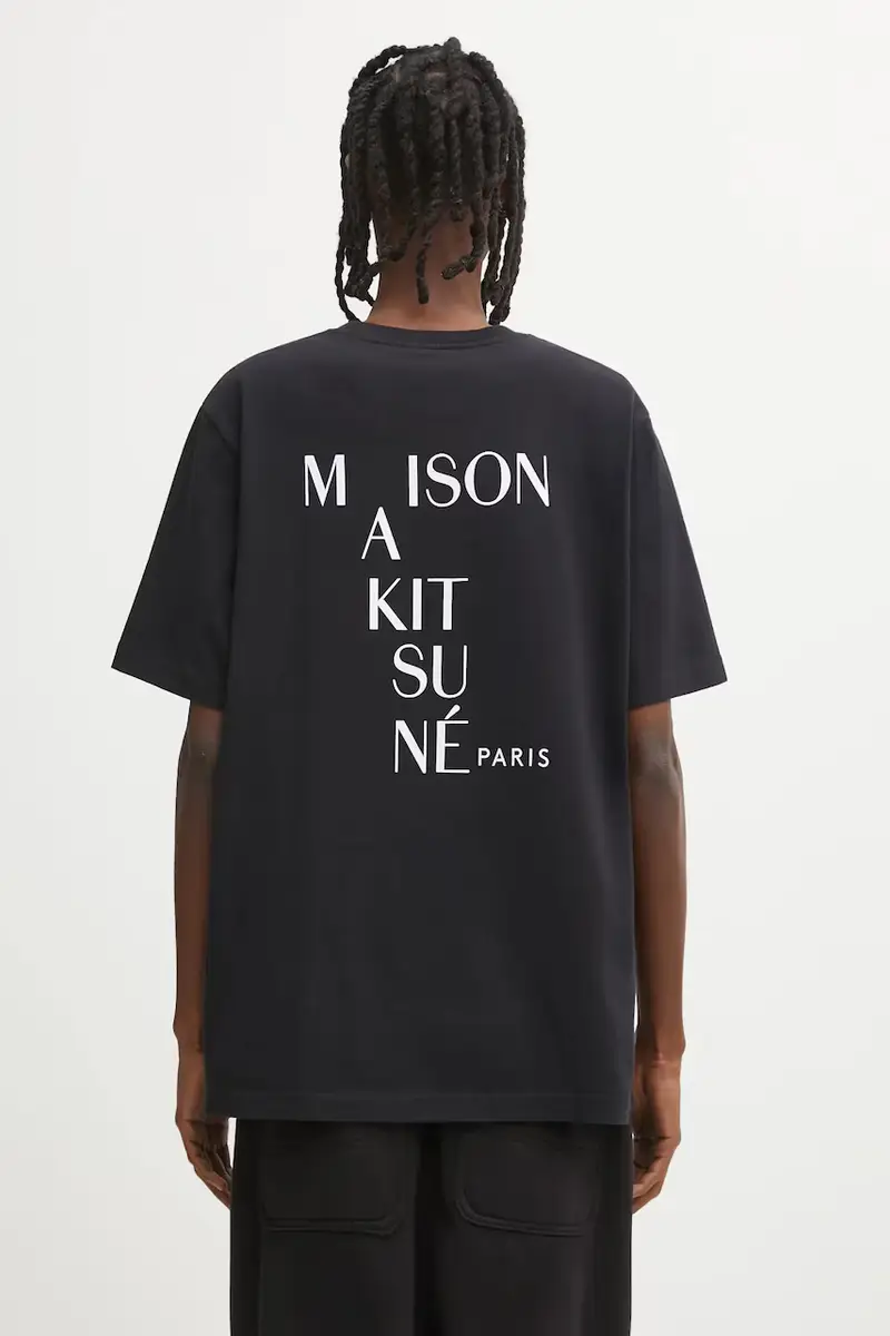 Maison Kitsune T-shirt Uomo Nero 3103138
