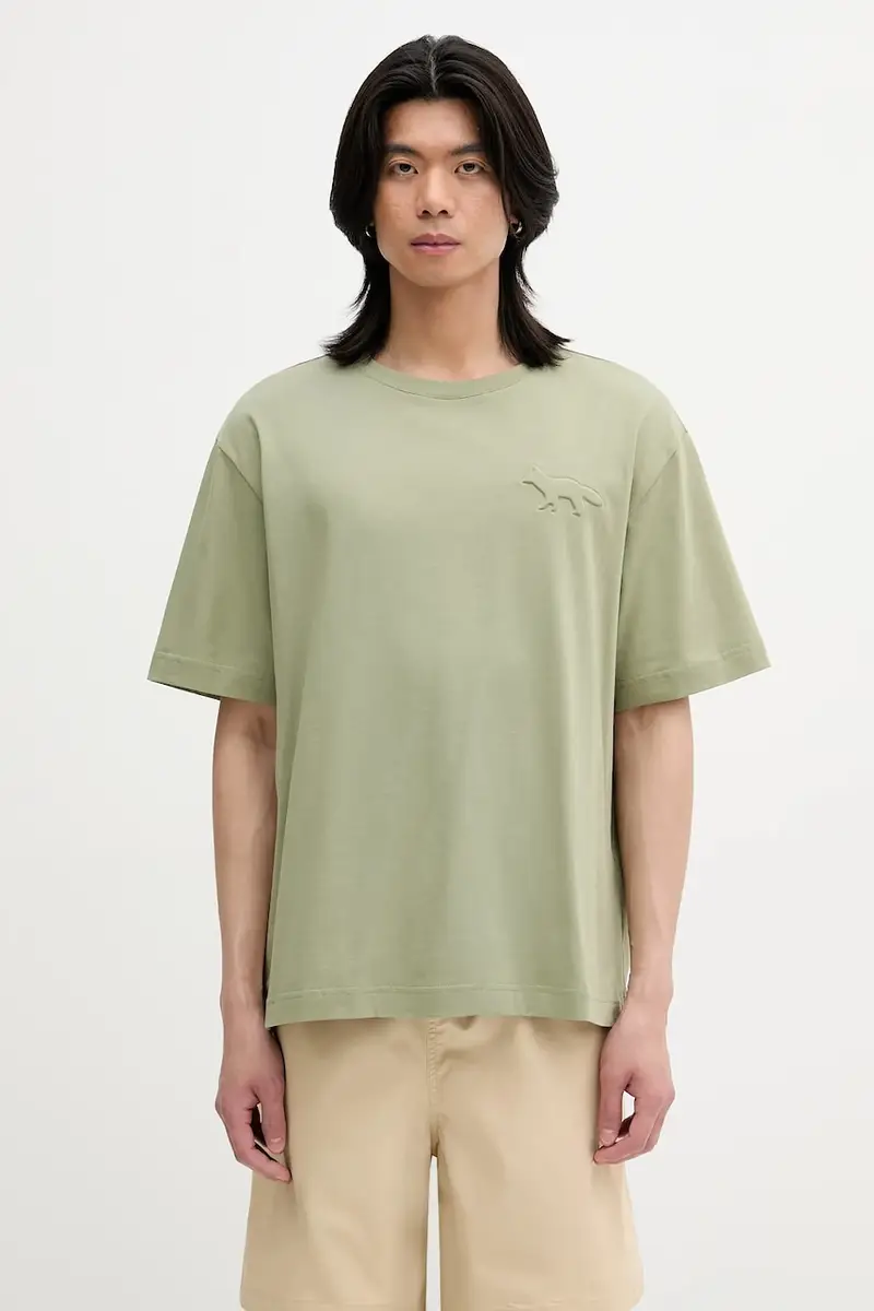 Maison Kitsune T-shirt Uomo Verde 2261606