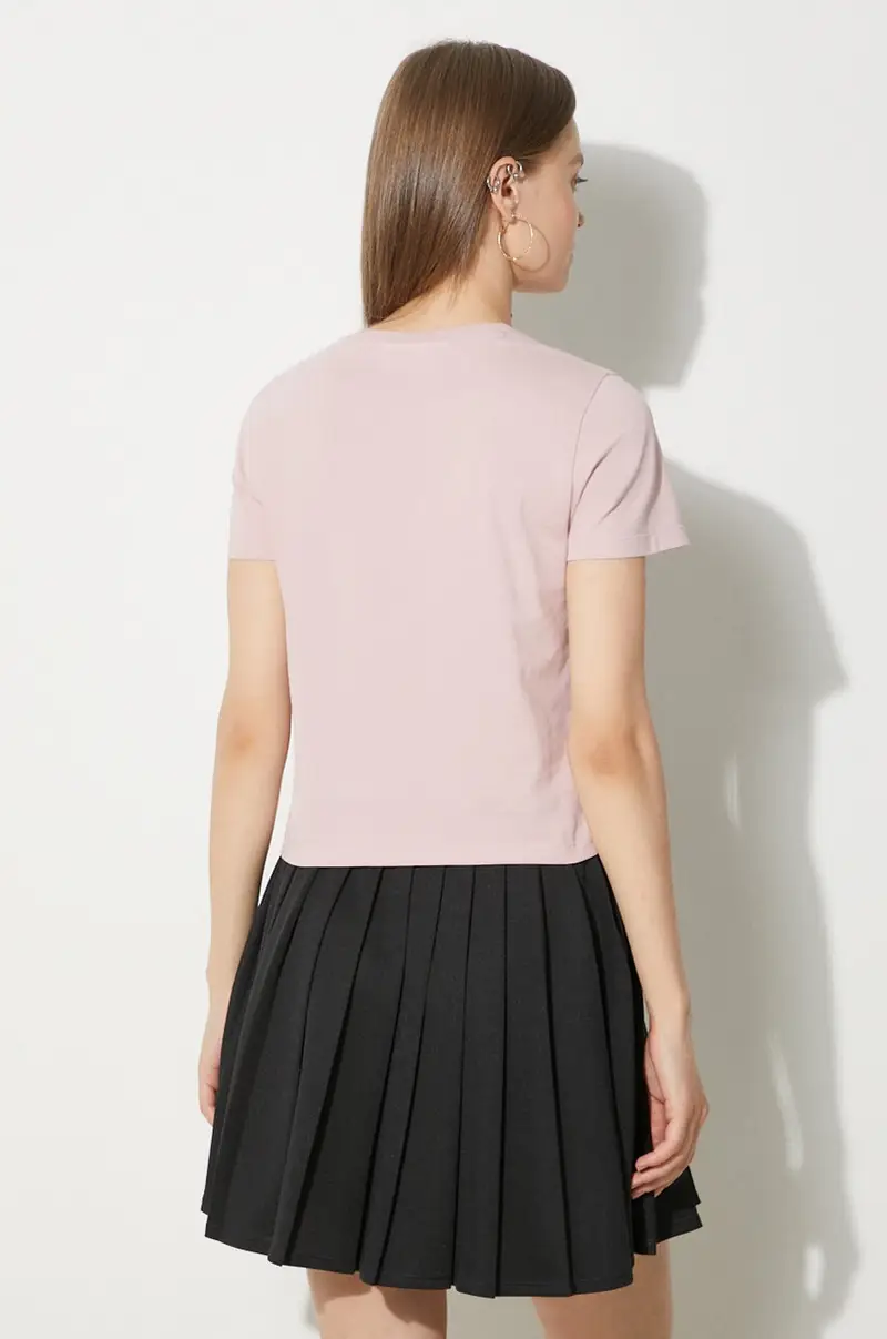 Maison Kitsune T-shirt Donna Rosa 2809881 miniatura 3