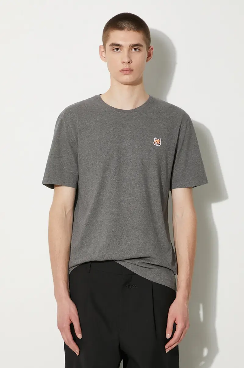 Maison Kitsune T-shirt Uomo Grigio 2249079