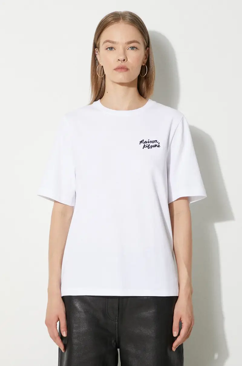 Maison Kitsune T-shirt Donna Bianco 2243870