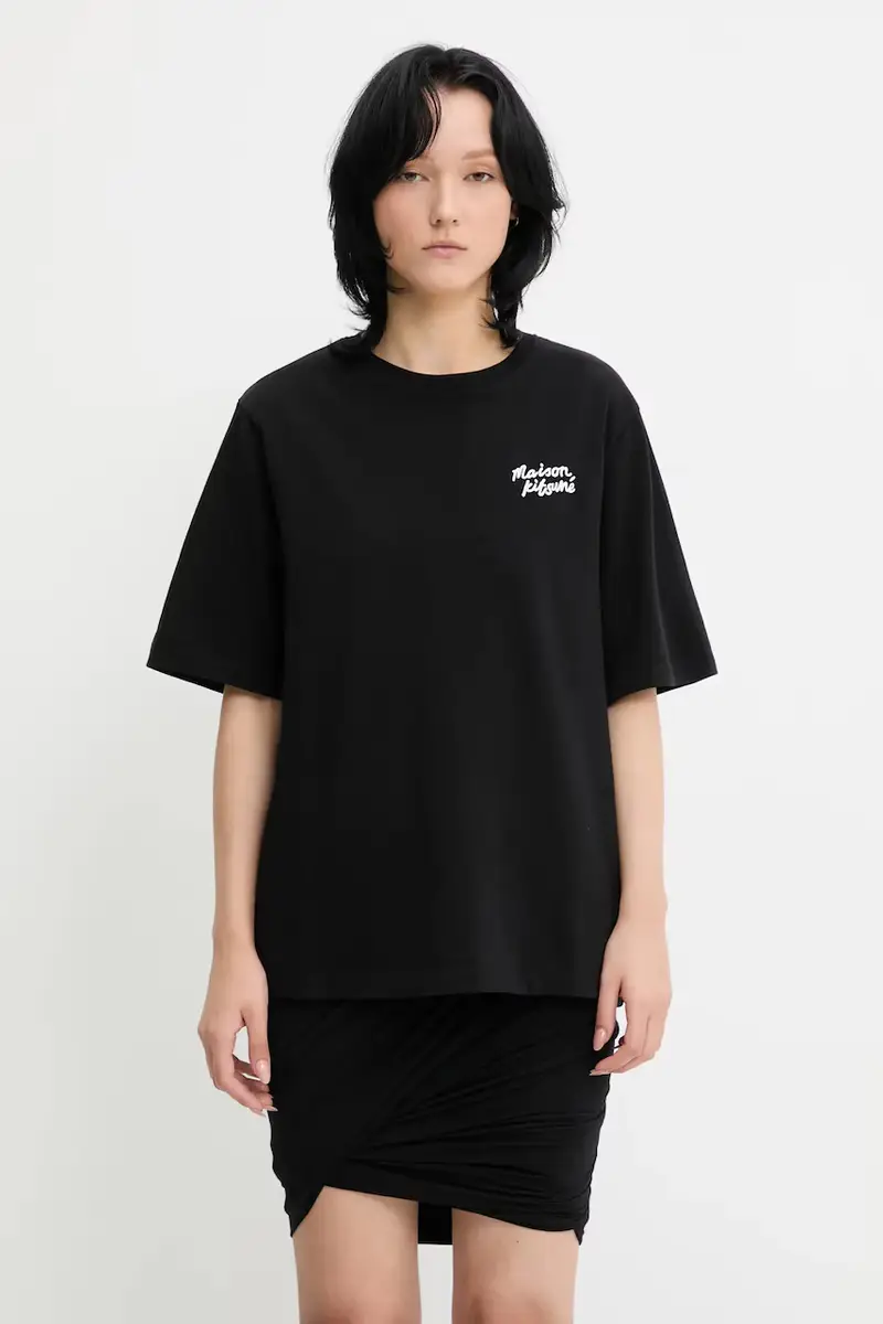 Maison Kitsune T-shirt Donna Nero 2809767