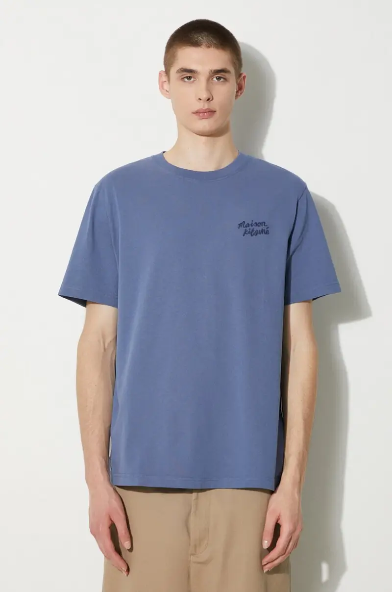 Maison Kitsune T-shirt Uomo Blu 2245551