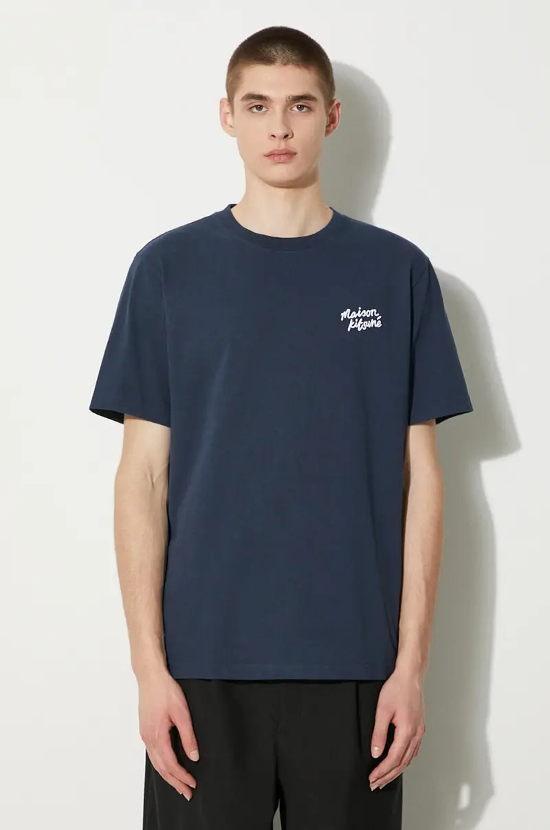 Maison Kitsune T-shirt Uomo Blu 2247023