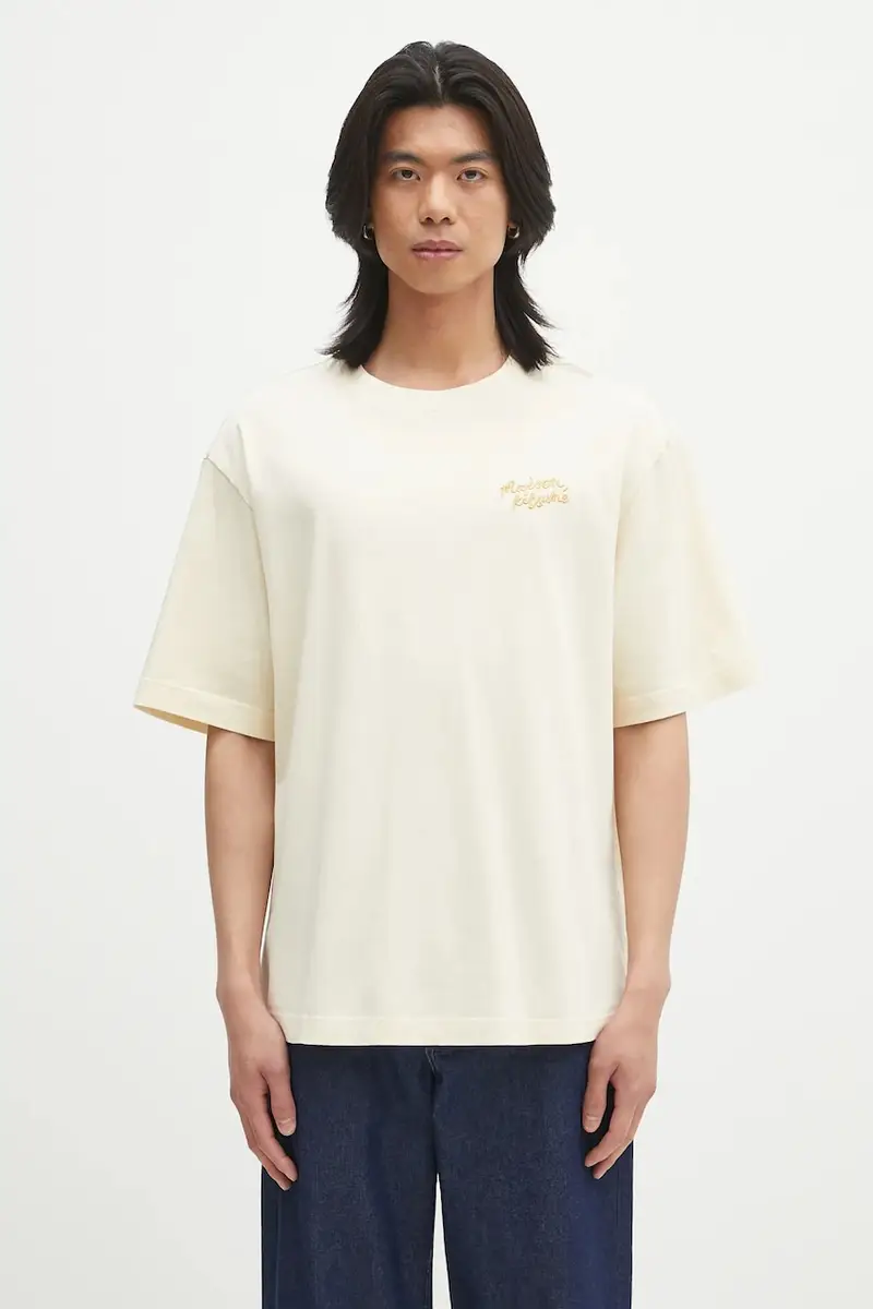 Maison Kitsune T-shirt Uomo Beige 2242640