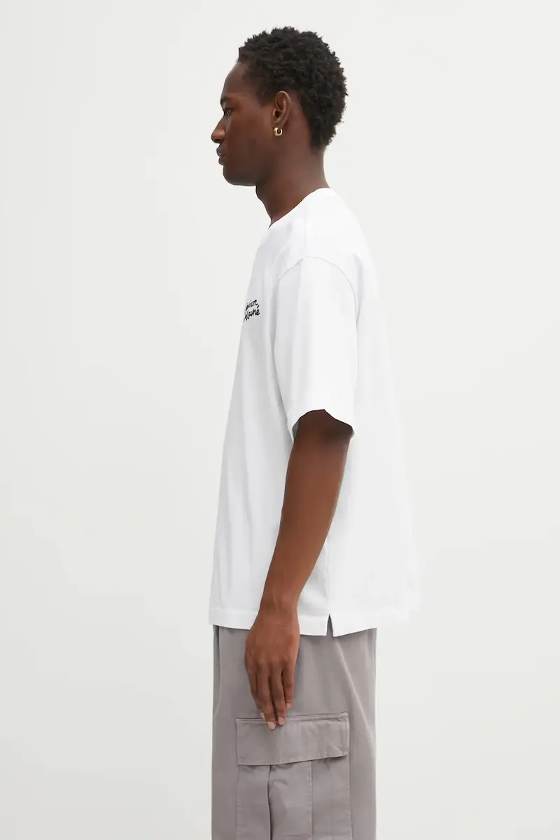 Maison Kitsune T-shirt Uomo Beige 3767119 miniatura 2