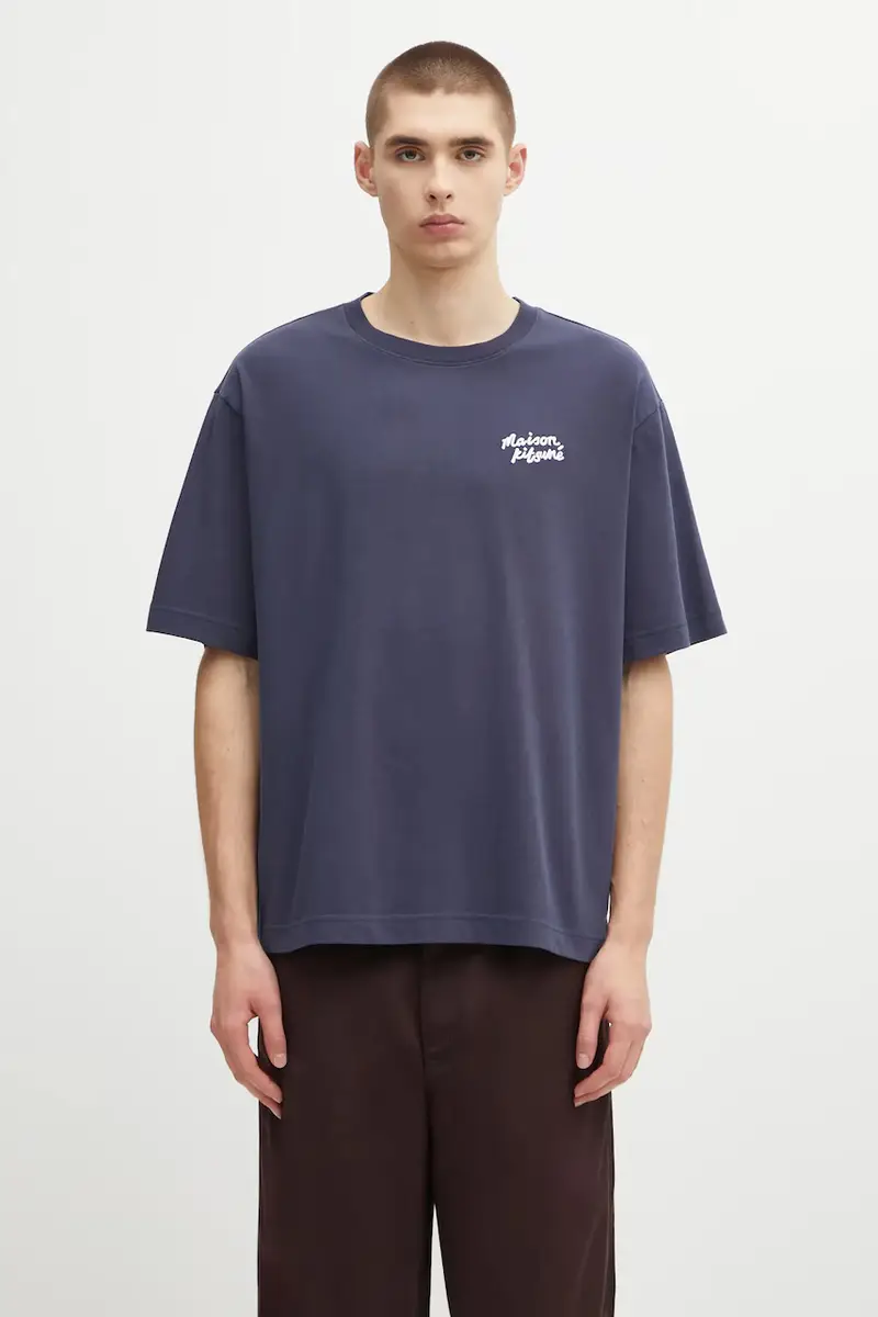 Maison Kitsune T-shirt Uomo Blu 3121611
