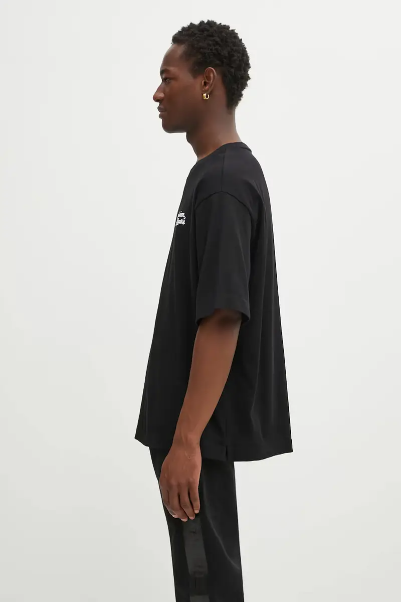 Maison Kitsune T-shirt Uomo Nero 3484399 miniatura 2