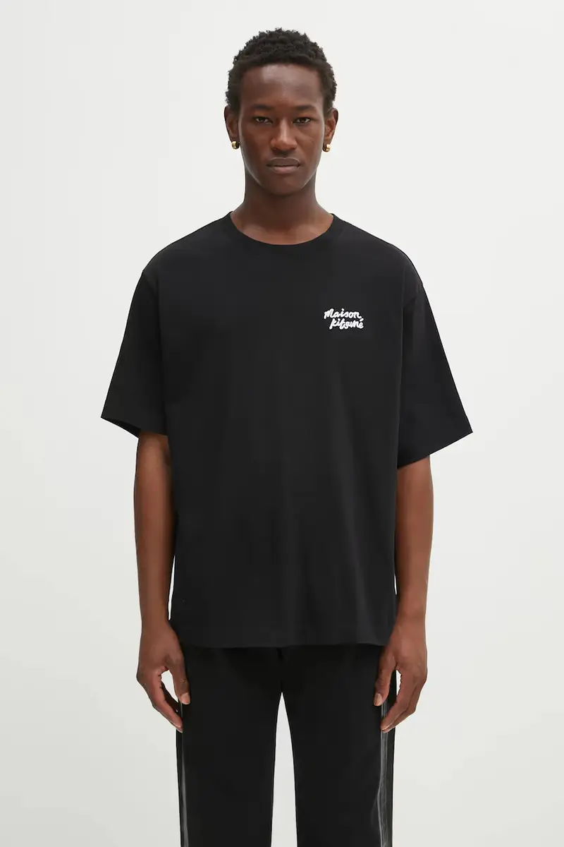 Maison Kitsune T-shirt Uomo Nero 3484399