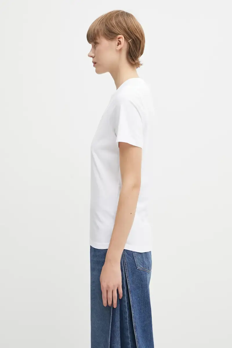 Maison Kitsune T-shirt Donna Bianco 3039475 miniatura 2