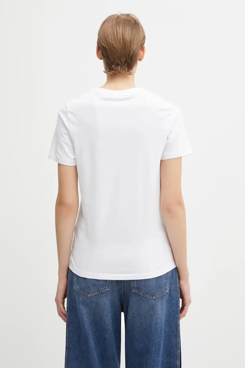 Maison Kitsune T-shirt Donna Bianco 3039475 miniatura 3
