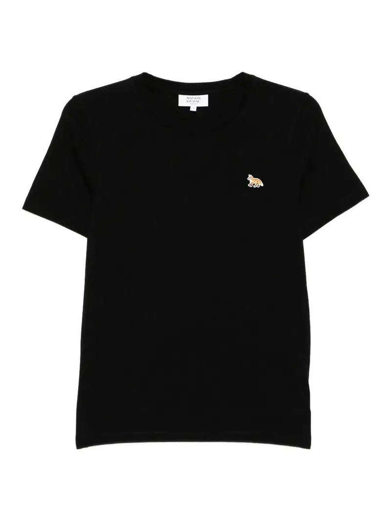 T-shirt in cotone per bambina Nero