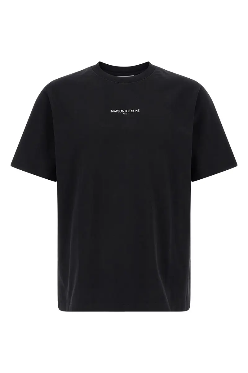 T-Shirt Maison Kitsuné Paris Nero