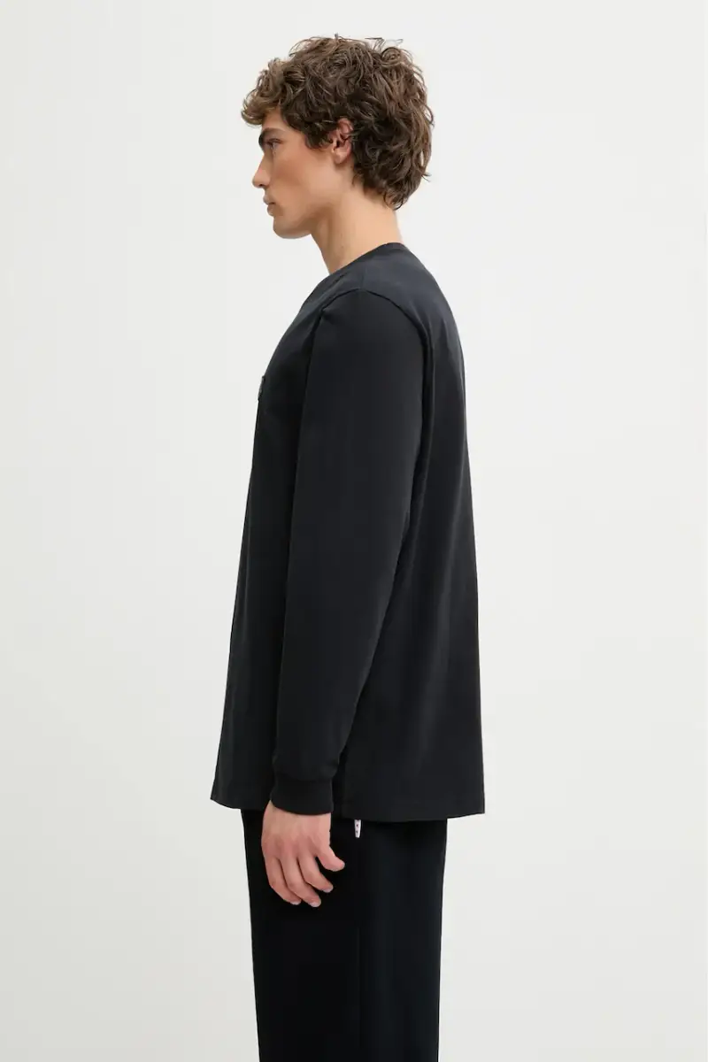 top a maniche lunghe in cotone Bold Fox Head Patch Comfort colore nero LM00109KJ0118 miniatura 2