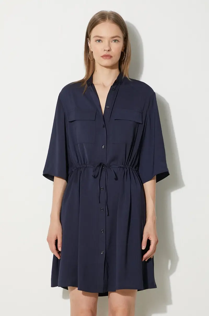 vestito Double Pocket colore blu navy MW01607WF0022