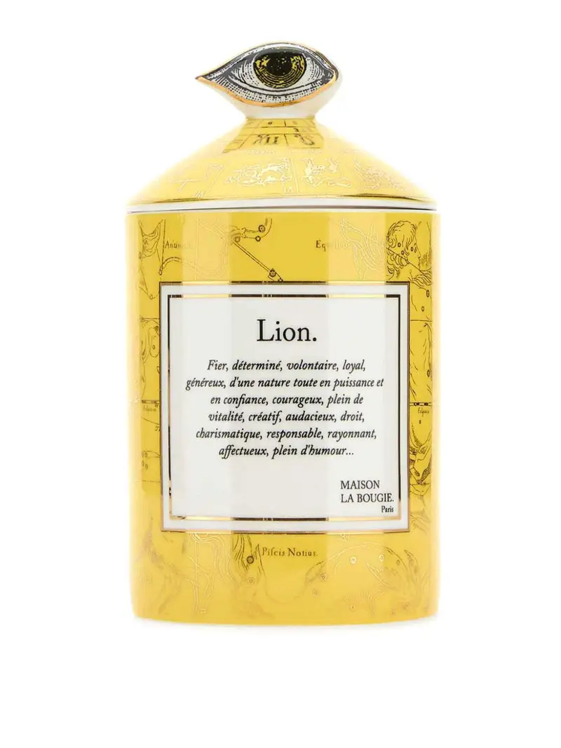 Leo Candle Giallo