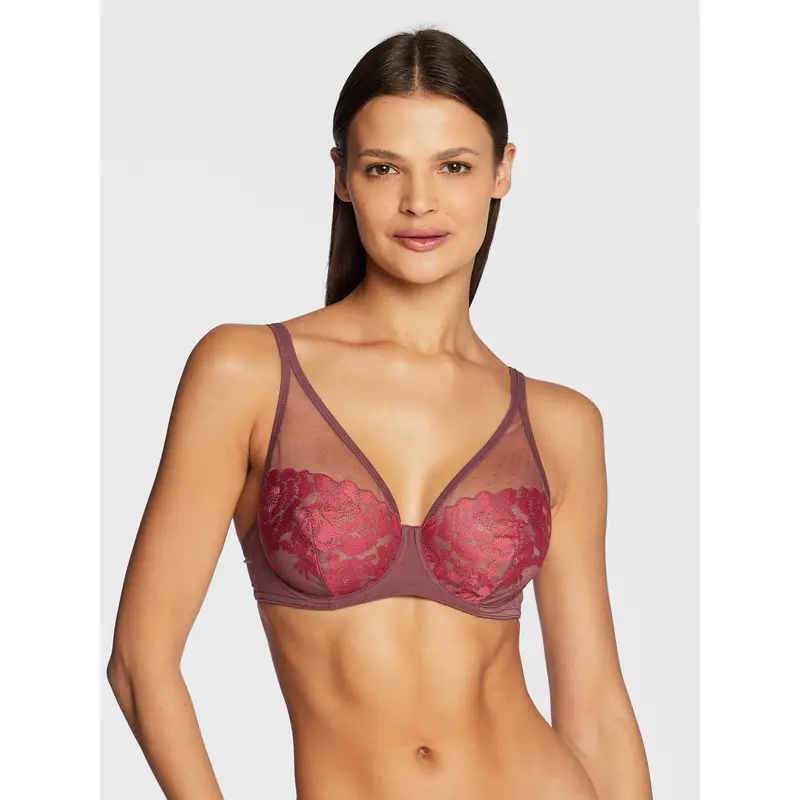 Reggiseno con ferretto 220533 Bordeaux
