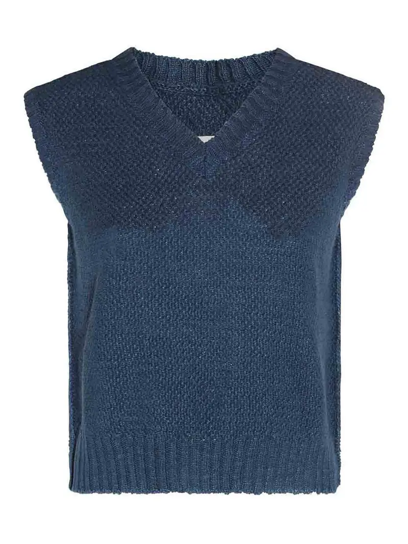 Blue cachmere knitwear Blu