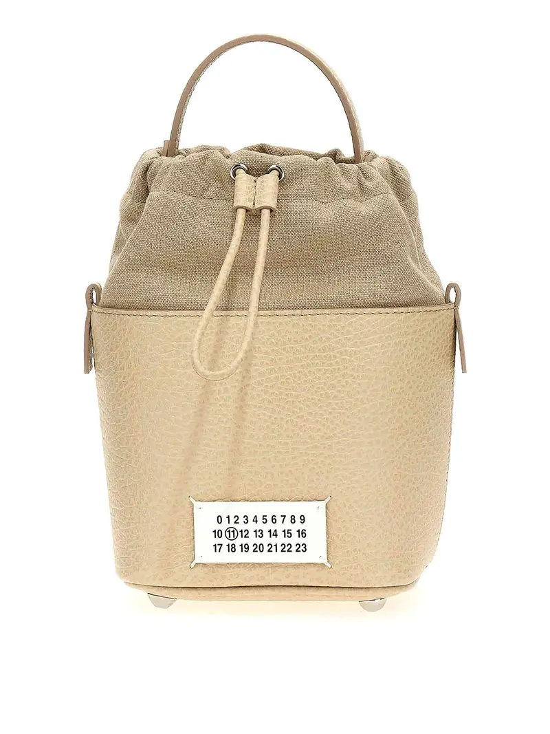 Borsa a secchiello 5Ac Beige